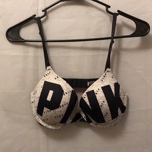 EUC!36C Pink push-up bra